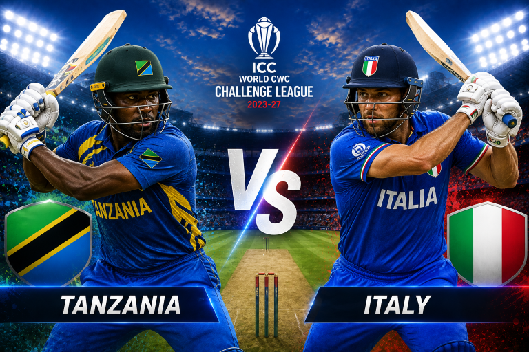 Tanzania vs Italy World CWC Challenge League Prediction