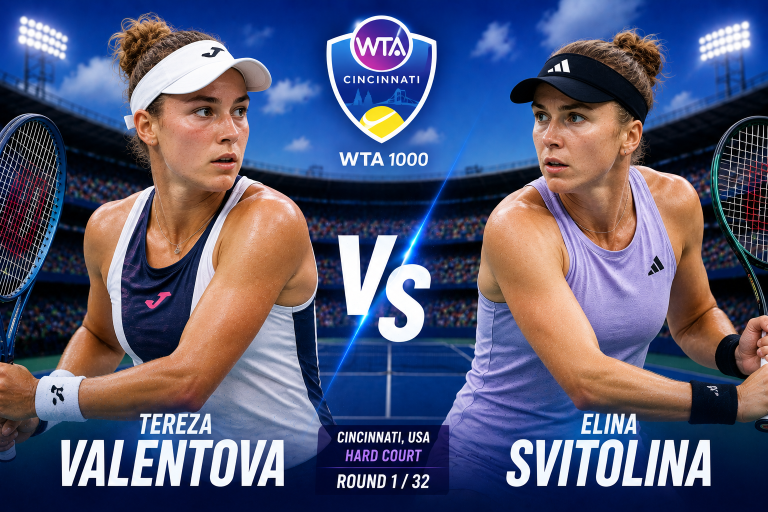 Tereza Valentova vs Elina Svitolina WTA Cincinnati Prediction