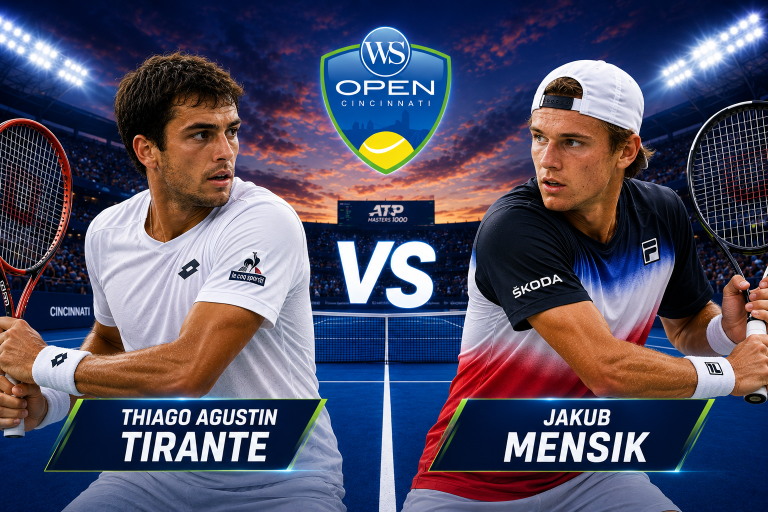 Thiago Agustin Tirante vs Jakub Mensik ATP Cincinnati Prediction