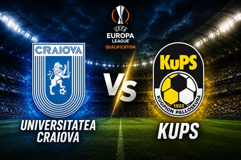 Universitatea Craiova vs KuPS Europa League Qualification Prediction