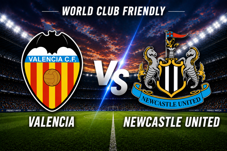Valencia vs Newcastle United World Club Friendly Prediction