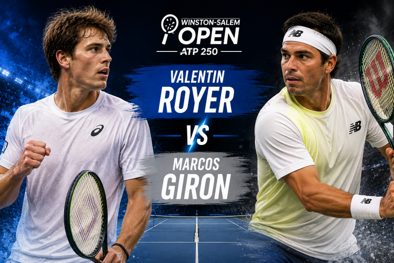 Valentin Royer vs Marcos Giron ATP Winston-Salem Prediction