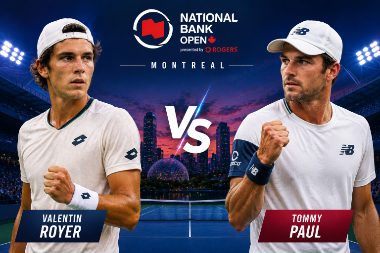 Valentin Royer vs Tommy Paul ATP Montreal Prediction