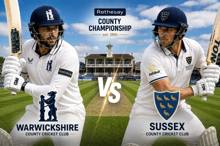 Warwickshire vs Sussex United Kingdom County Championship One Prediction