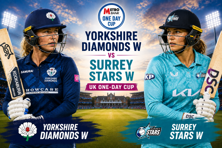 Yorkshire Diamonds W vs Surrey Stars W UK One-Day Cup Prediction