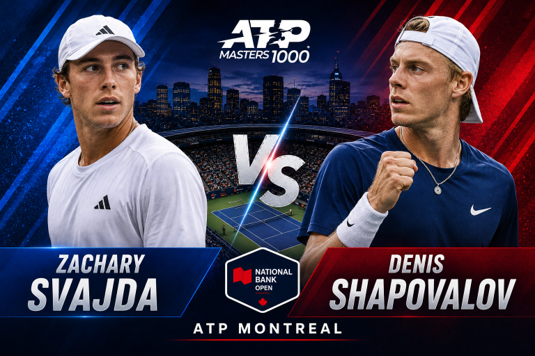 Zachary Svajda vs Denis Shapovalov ATP Montreal Prediction