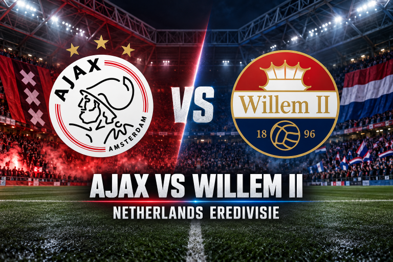 Ajax vs Willem II Netherlands Eredivisie Prediction