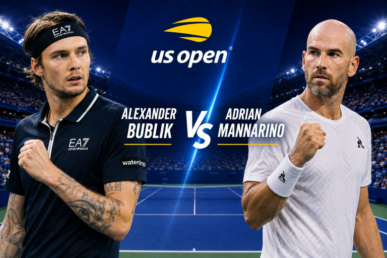 Alexander Bublik vs Adrian Mannarino US Open Prediction