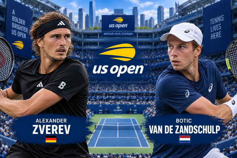 Alexander Zverev vs Botic Van De Zandschulp US Open Prediction