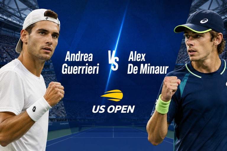 Andrea Guerrieri vs Alex De Minaur US Open Prediction