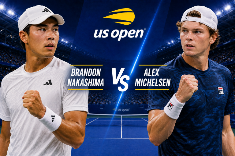 Brandon Nakashima vs Alex Michelsen US Open Prediction