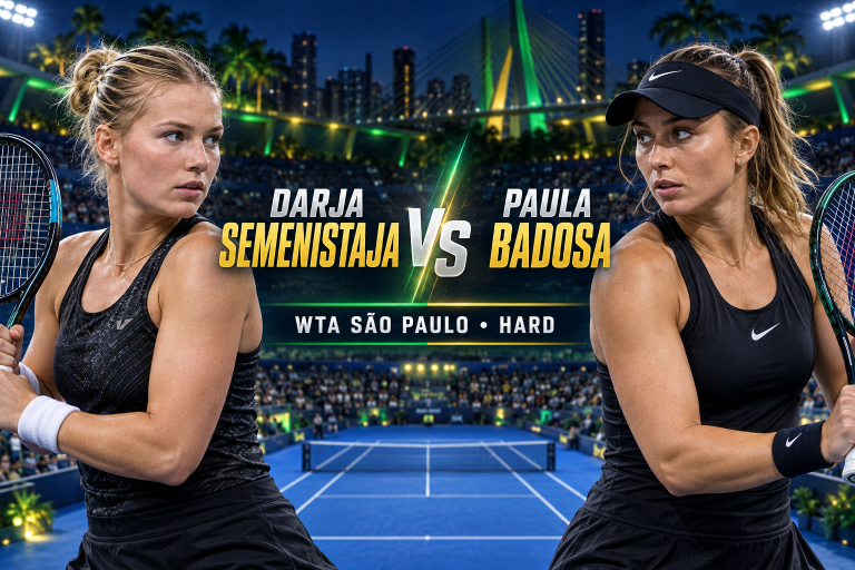 Darja Semenistaja vs Paula Badosa WTA Sao Paulo Hard Prediction
