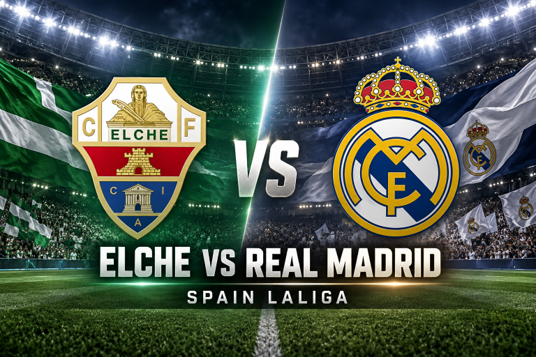 Elche vs Real Madrid Spain LaLiga Prediction