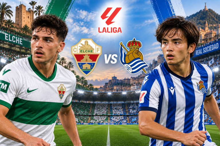 Elche vs Real Sociedad Spain La Liga Prediction