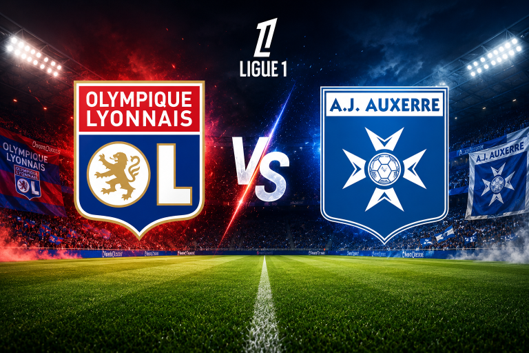 Lyon vs Auxerre France Ligue 1 Prediction