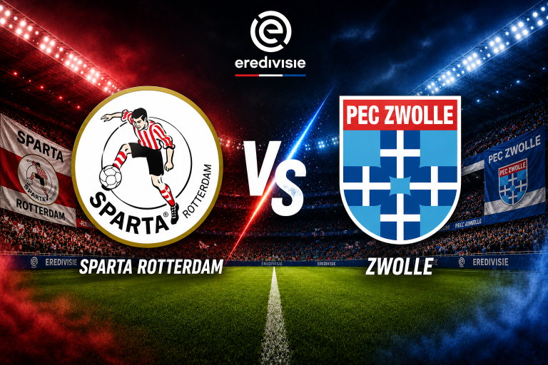 Sparta Rotterdam vs Zwolle Netherlands Eredivisie Prediction