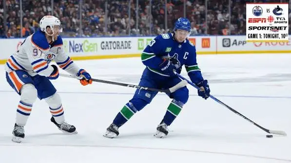 Vancouver Canucks vs Edmonton Oilers