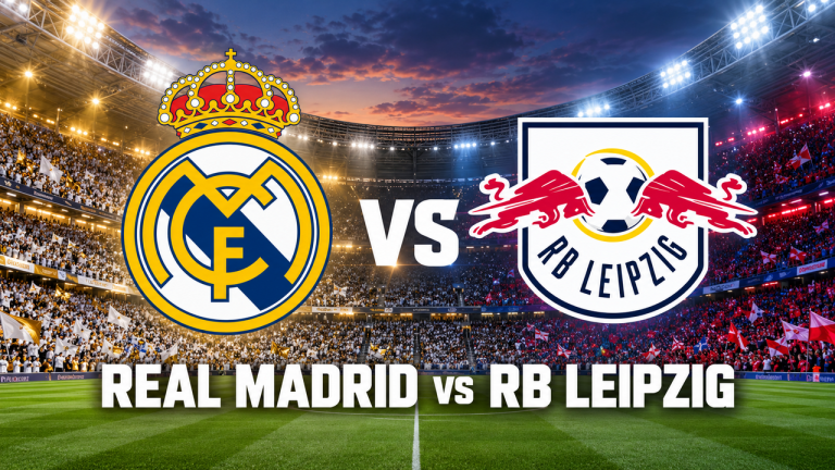 Real Madrid vs RB Leipzig .